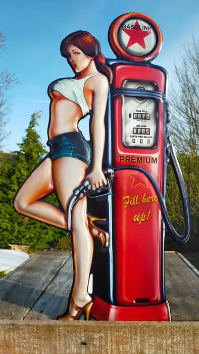Wall decoration - texaco pin up bord - Europe