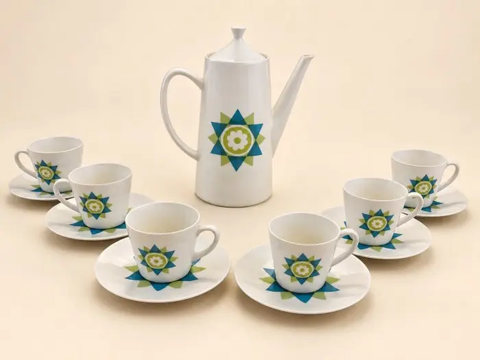 Epiag - Drinking service (13) - Porcelain - Flower Power- Magvam