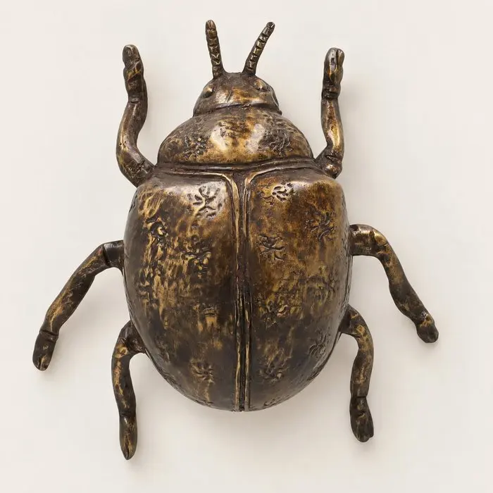 Figurine - Bronzen kever - Bronze