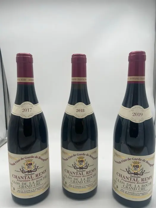 2017 2018 & 2019 Chantal Remy - Clos de la Roche Grand Cru - 3 Bottiglie (0,75 L)