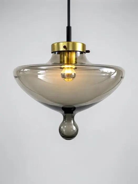 Raak Amsterdam - Hanging lamp - Mid-Century Hand-Blown - Glass - 1960s