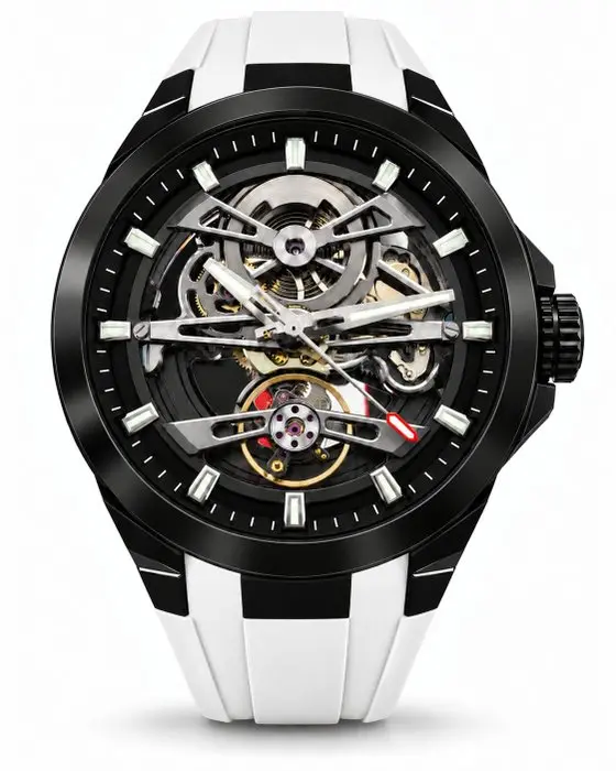 AKOR Le Locle - Noxium 01 White — Automatic Skeleton...