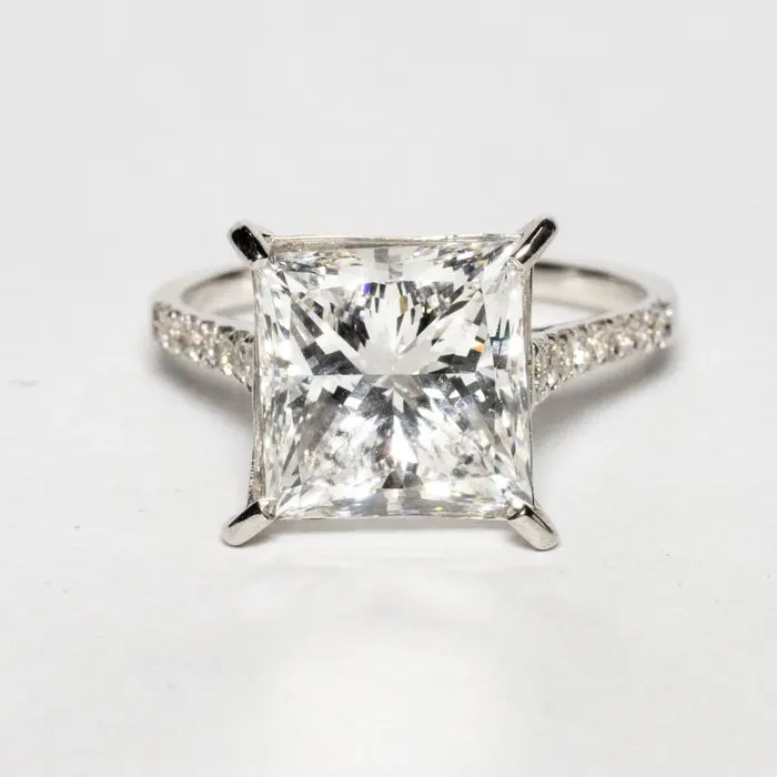 No reserve price - Engagement ring - 18 kt