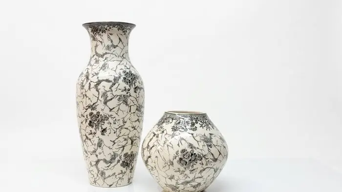 Villeroy & Boch - Vase (2) - Ceramic - Excellent condition.