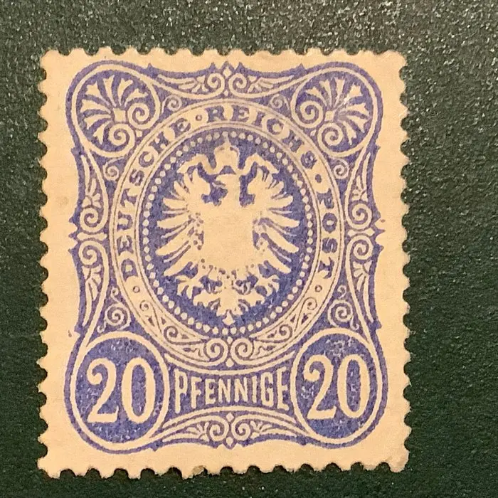 German Empire 1875 - 20 Pfennigs - MNG - Michel 34