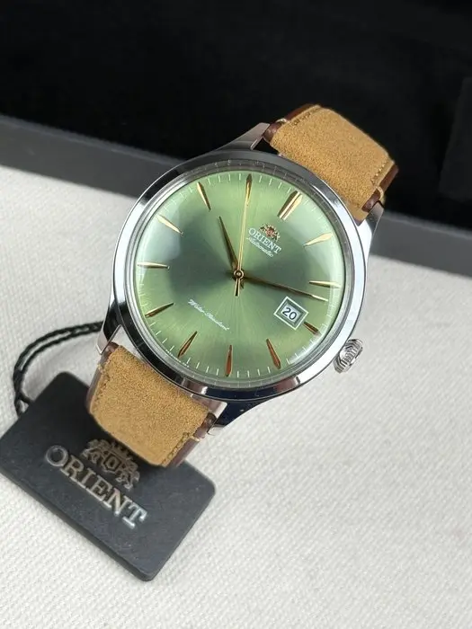Orient - Bambino Date Automatic Green - No reserve price...