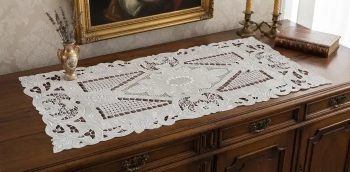Embroidery - 82 cm - 38 cm - Baroque Garden