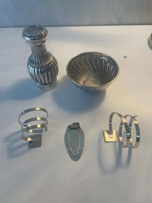 Table service - Silver - 5-item lot