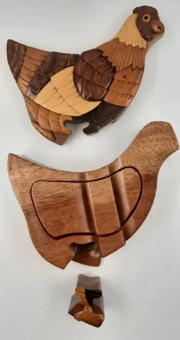 Box - Wood - Box Puzzle with a Secret