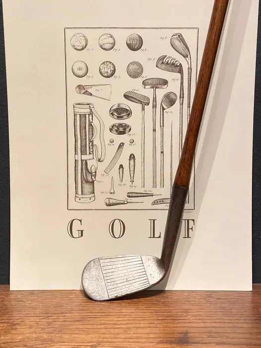 1915 - Antique golf club - Iron - William Gibson - Mashie...