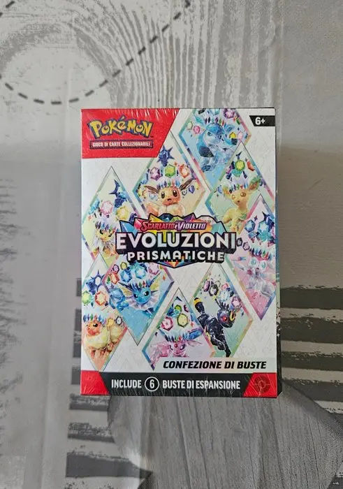 Pokémon - 6 Box - Evoluzioni Prismatiche - Scarlet & Violet
