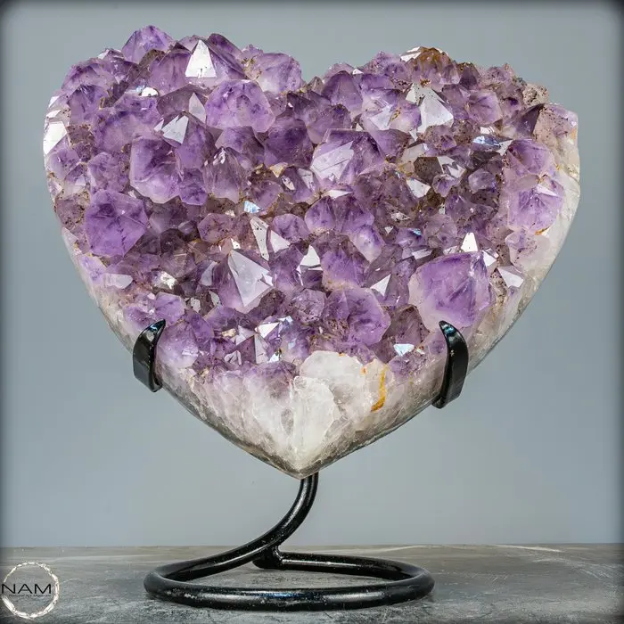 Fantastic amethyst druzy on a stand Anahi Mines, Bolivia- 8058.14 g
