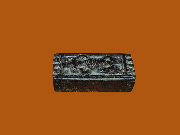 gold powder box. - Koudouo. - Akan - Ghana/Ivory Coast