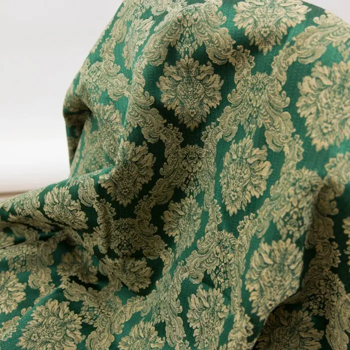 BA296 - Rare Italian Jacquard Damask Fabric – English...