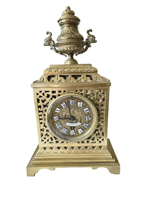 Mantel clock - Comptoir Général - Bronze, Brass - 1850-1900