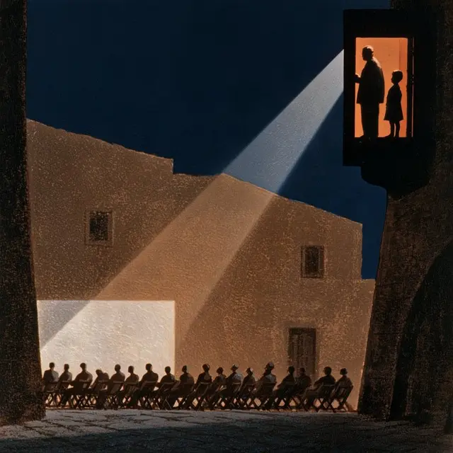 Henshin - Nuovo Cinema Paradiso (1988) - Night Screening in the Piazza
