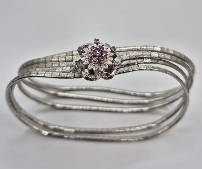 Bracelet - 18 kt. White gold
