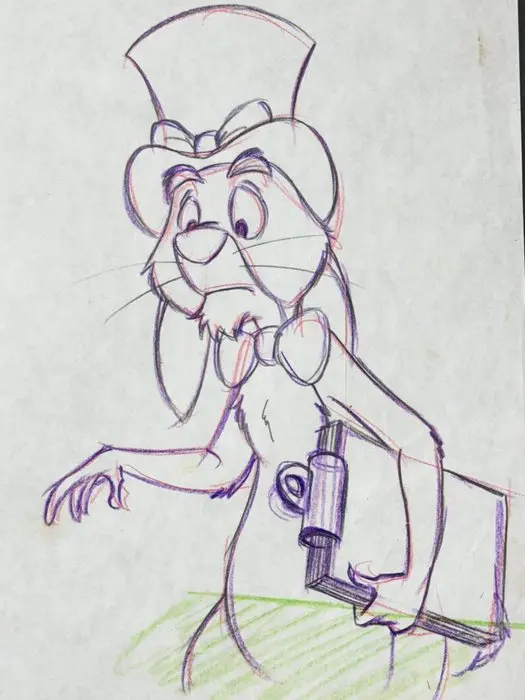 Walt Disney - Original animation drawing of Rabbit (42 x...