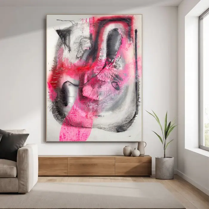 NEV - "Neeva II" NO RESERVE ORIGINAL RED PINK GREY CANVAS XXL