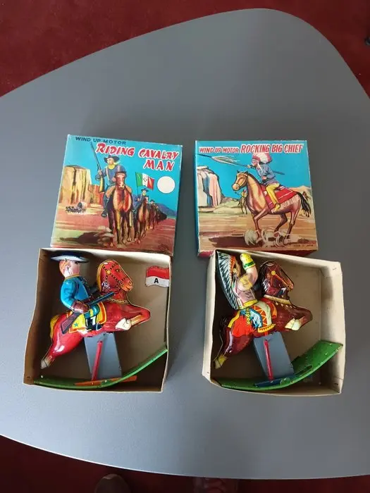 Yone - Riding Cavalry Man; Rocking Big Chief - Wind-up...