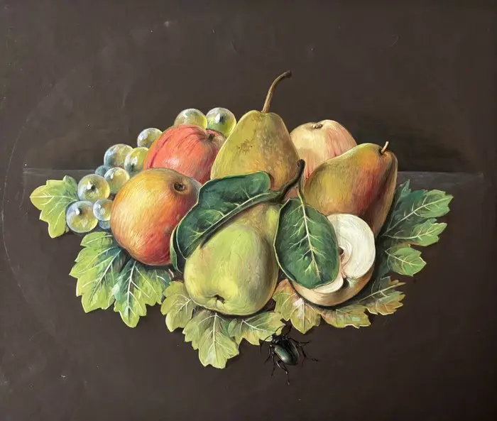 Gustav Adolf Kadersch (1804-1880?) - Äpfel, Birnen und Trauben