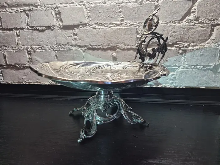 Salver - Silverplated - Art Nouveau bowl
