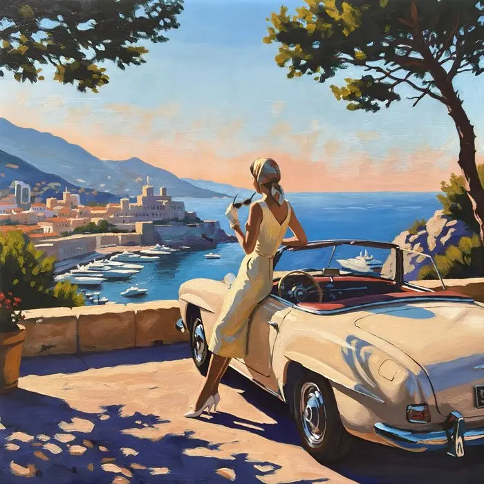 Le Yack - Bay of Angels - Hand-signed