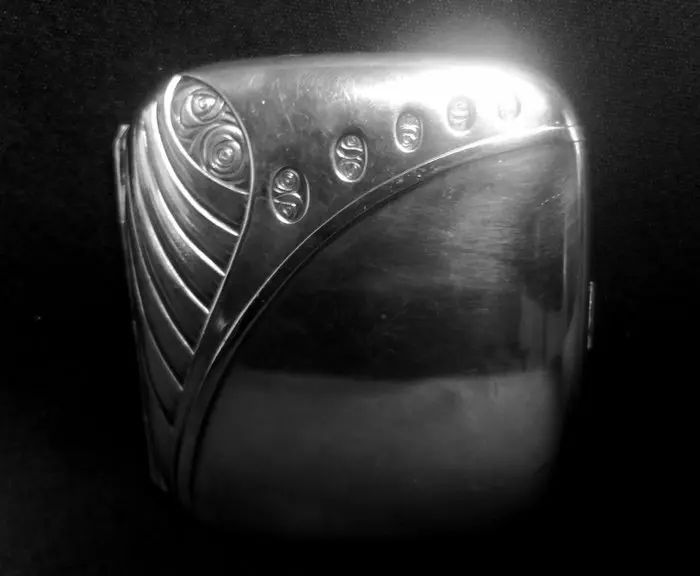 Cigarette case - WMF - Jazz Age Elegance - "Stylized...