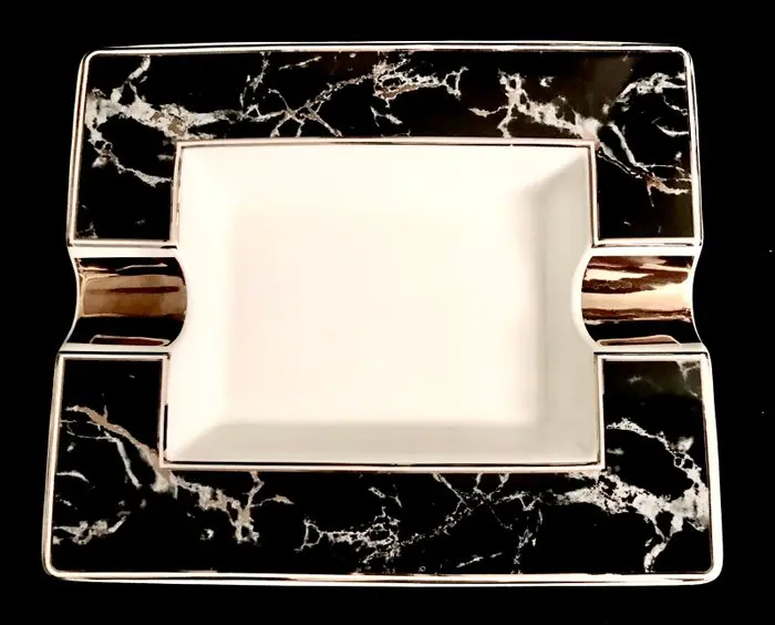Angelo - Angelo - Ashtray - A superb “ simil black marble...