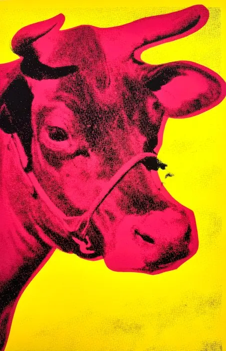Andy Warhol (after) - Cow (red and yellow) - Offset...
