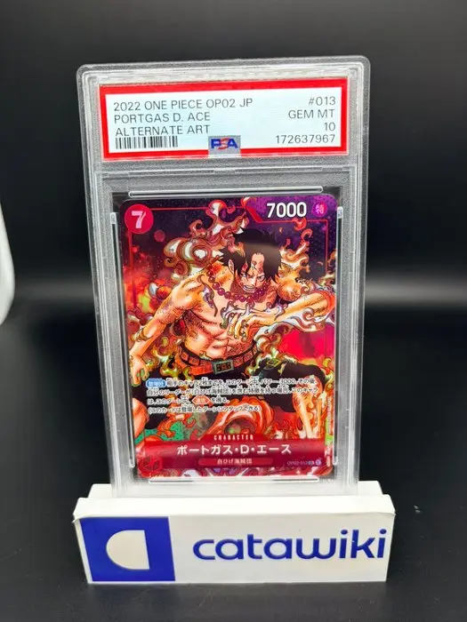 One Piece - 1 Graded card - Portgas D