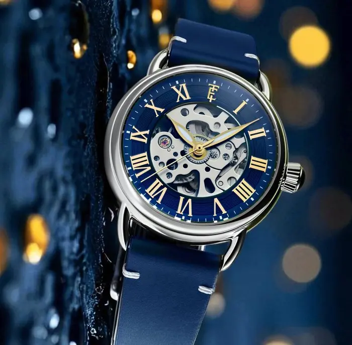 Thomas Earnshaw - Automatic - Skeleton - 23 Jewels - Gold...