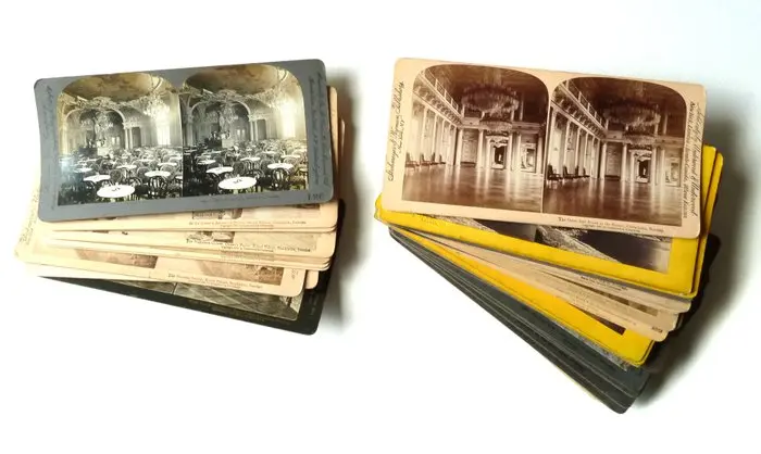 35 antique stereoviews of Sweden and Norway - several publishers