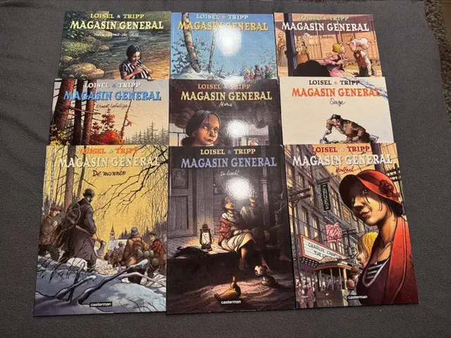 Magasin General 1 t/m 9 - Complete reeks SC - 9 Album...