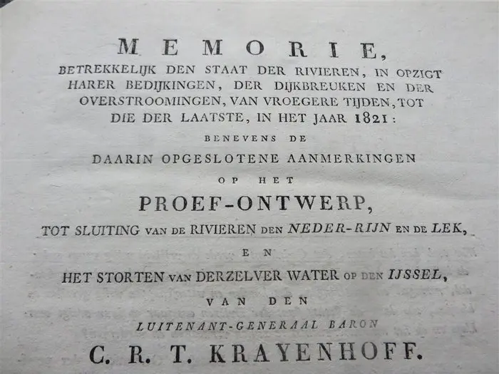 C. R. T. Krayenhoff / J
