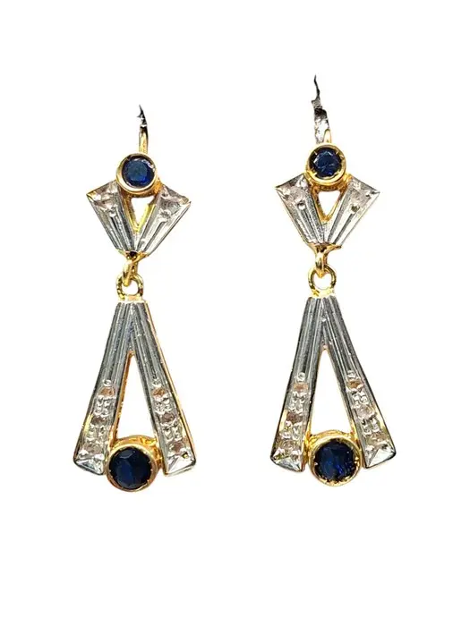 No reserve price - Earrings - 9 kt