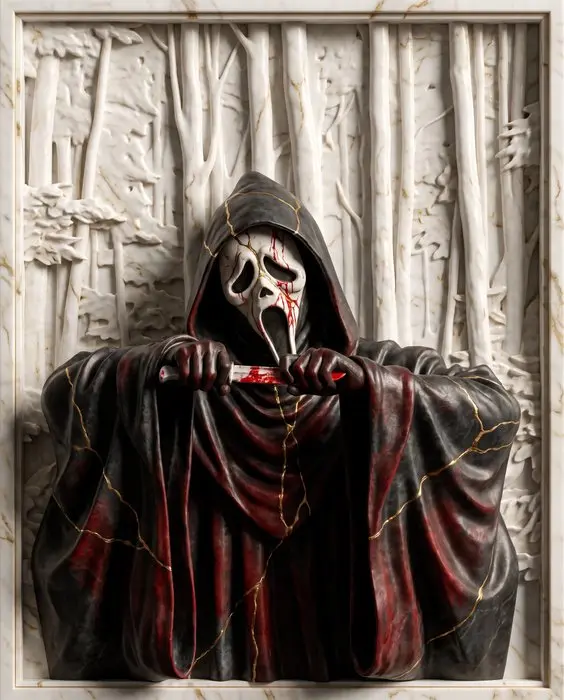 Makayhos - [Canvas] Ghostface Killer – Silent Scream