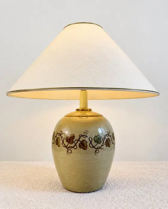 S.V.E. - Table lamp - Luxury - Ceramic, Steel, Textile