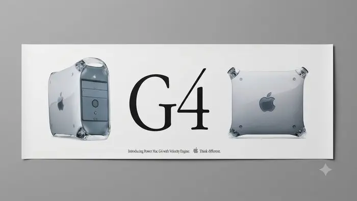 NO RESERVE PRICE Oversized Apple Power Mac G4 Banner...