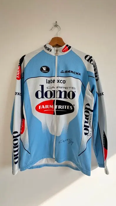Domo - Farm Frites - Cycling - Frank Vandenbroucke - 2002 - Cycling jersey