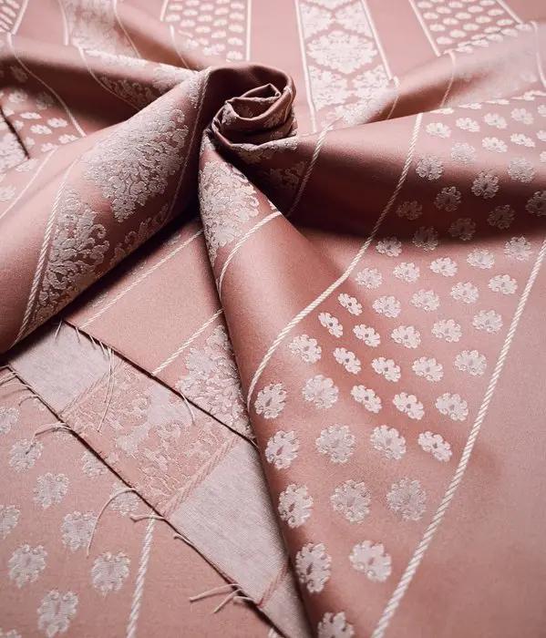 B718 - 250 x 290 cm - Tessuto Damasco in Cotone –...