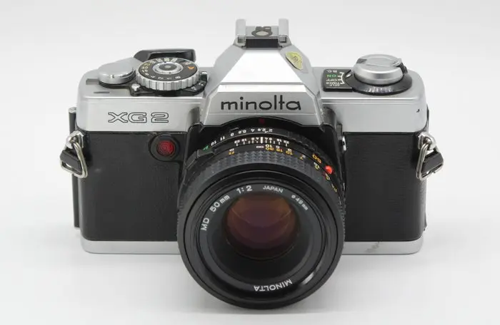 Minolta XG-2 + MD 2/50mm Single lens reflex camera (SLR)