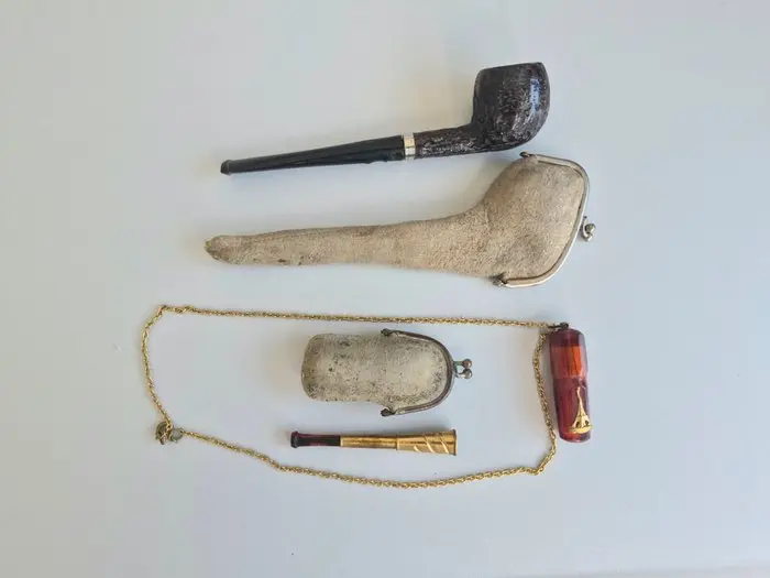 No reserve price - Pipe - Brass, Briar - (2)