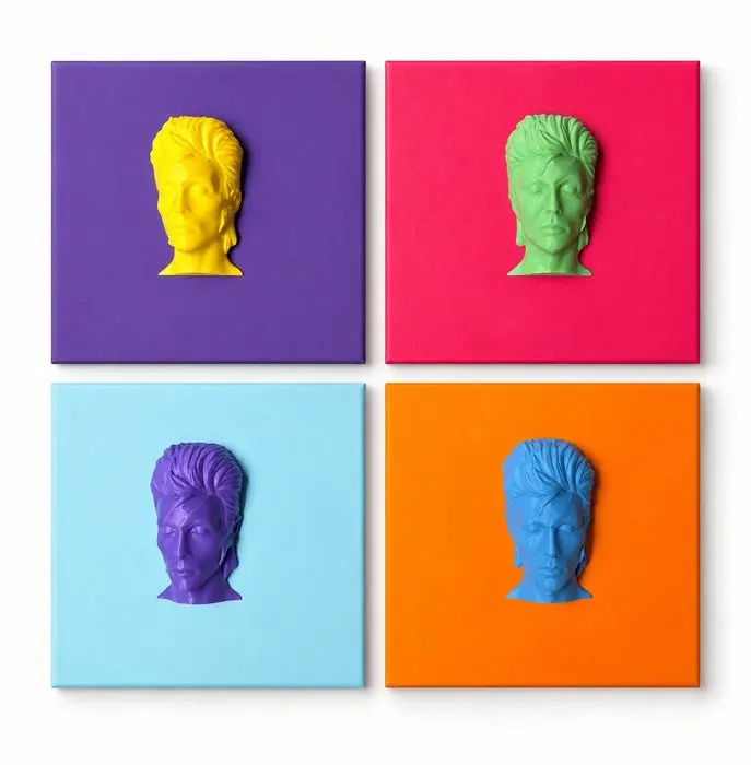 JP Art - Bowie – Four Faces of Pop