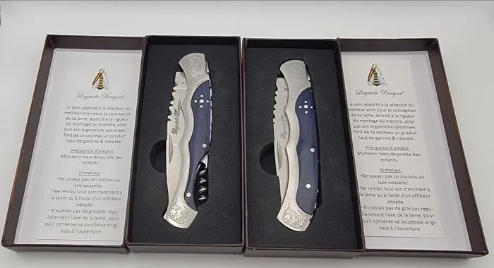 Laguiole Bougna - Table knife set - Baroque Collection - Wood