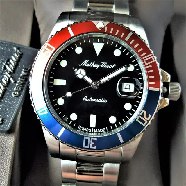 Mathey-Tissot - Swiss Automatic - Diver - Pepsi - New - Men - 2026