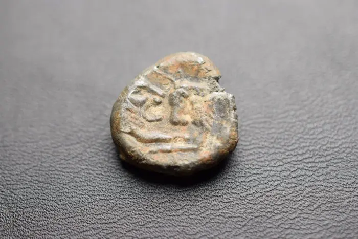 Ancient Greek Lead Archaic Lydian Lead Seal with Croeseid...