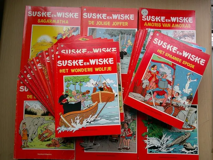 Suske en Wiske 150 t/m 228 - opeenvolgende reeks SC - 79...