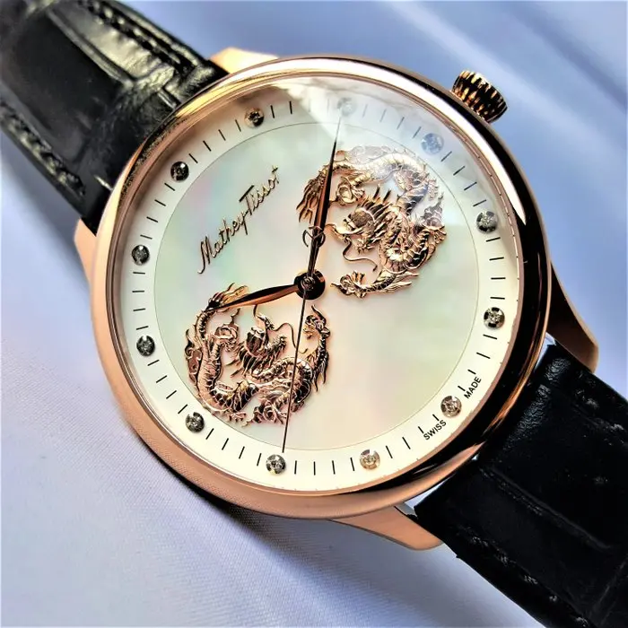 Mathey-Tissot - DRAGONS - 12 Diamonds - Swiss Automatic...