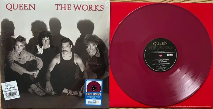 Queen - The Works [colored violet Vinyl pressing]...